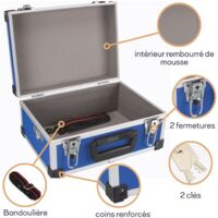 STILKER Valise outils aluminium 112 pièces (15154) - SAS
