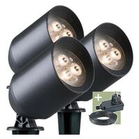 Ludeco - Stig - spot - set (3 pcs) - 12 V - 150 lm - 1.5 W - blanc chaud