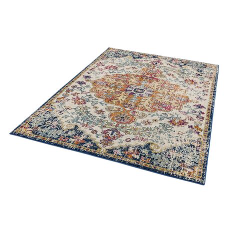 Nova Medallion Traditional NV12 Rug for Living Room Bedroom Abstract Classic Multi Colours Rug in X-Large 200x290 cm (6'7"x9'6")