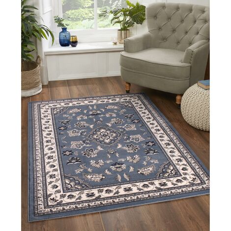 Runner Rug 70 x 200 cm Blue and Orange RITAPURAM 