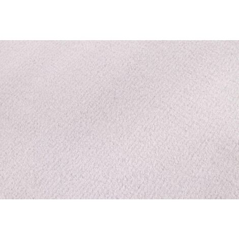Modern Poly Moda Plain Rug Silver Light Grey Small Carpet 80 x 150 cm (2'6"x5'0")