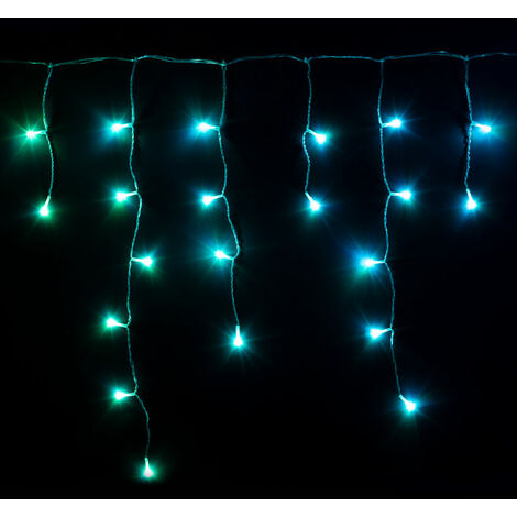5m Smart App Controlled Twinkly Gen II Christmas Icicle Lights Indoor ...