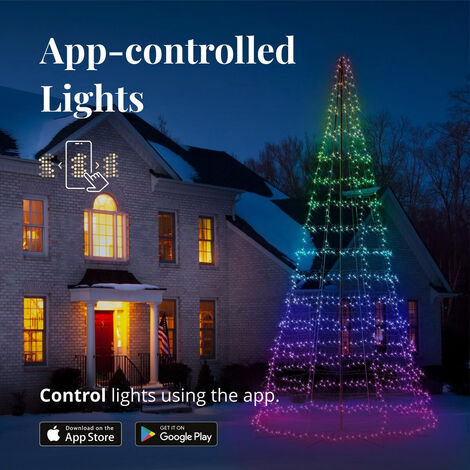4 Pack Christmas Window Lights, APP Controlled Indoor - View #8