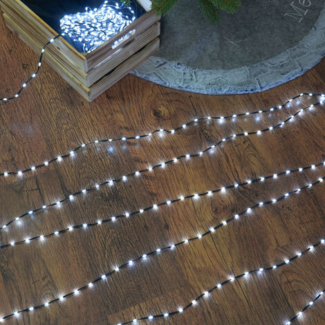 35m Outdoor Tangle Free Flexibright LED Christmas Tree Fairy Lights White Decoration (1/3)