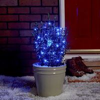 2m Battery Power Firefly LED Wire Fairy String Lights Blue Outdoor Garden Decoration