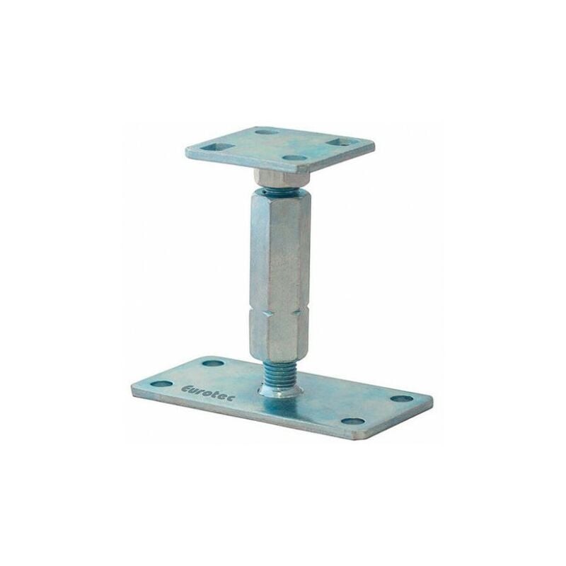 68 x L 68 x 550 x 1,8 mm 550 mm Pied de poteau de jardin rond zingué à tarauder avec accessoires NM D