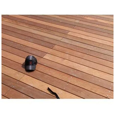 Sud Bois – Lame de terrasse en bois exotique itauba lisse 21mm – Largeur 145mm – Longueur 1.85m – Séchage contrôlé pour extérieur