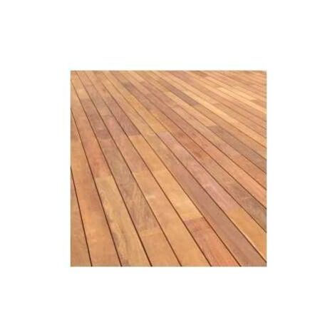 PROMO 7 Lame de Terrasse Bois Exotique IPE Lisse 2 Faces 19x140 en 0.95m