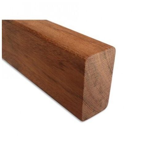 Pack Lambourde pour Terrasse 40x60 Bois Exotique Raboté Classe 4 - Lot de 10 pièces - Longueur 1,25 m