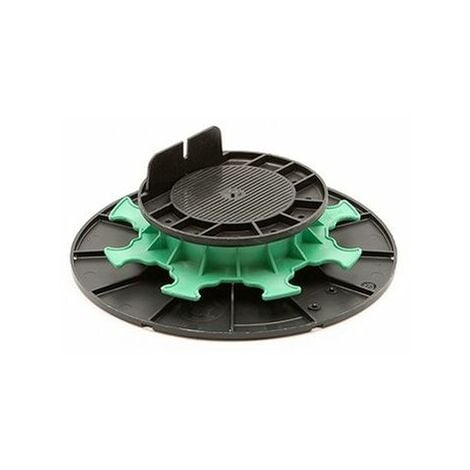 Plot H40/60mm ( 40/65 mm) PVC Réglable à Vérin pour Lambourdes Terrasse Bois