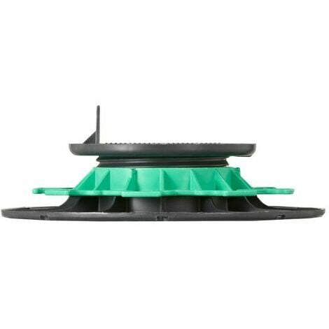 Plot H40/60mm ( 40/65 mm) PVC Réglable à Vérin pour Lambourdes Terrasse Bois