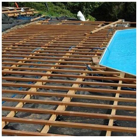 Lambourde 40x60 pour Terrasse Bois Exotique Classe 4 en 1.85m