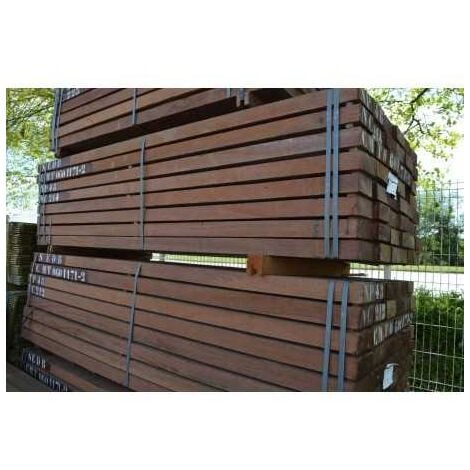 Solive / Traverse Azobé 70x170mm Qualité FAS 1er Choix Brut AD - 2 m