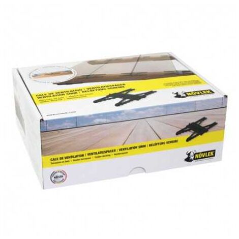 Sud Bois – Lot de 100 cales de ventilation 5 mm – Pour décollement optimal entre lames et lambourdes – Largeur 65 mm – Épaisseur 5 mm