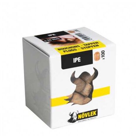 100 pièces Bouchons Garapa 10mm (1/4)