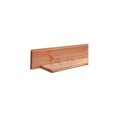 Sud Bois – Planche à emboîtement Douglas 28x195mm – Longueur 3m – Qualité choix 1-2 – Traitement naturel pour revêtement intérieur/extérieur (1/4)