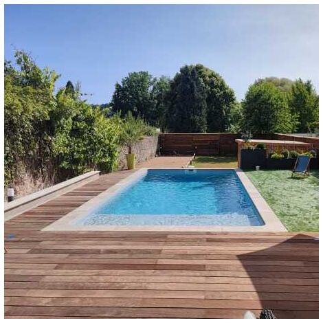 Lame de Terrasse Bois Exotique Itauba 21x145 Lisse 1er Choix - Longueur 0,95 m