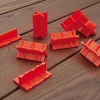 Espaceurs de lames pour terrasse bois – Lot de 8 pièces avec 4 ailettes 3/4/5/6 mm – Écartement régulier pour pose optimale – So Garden