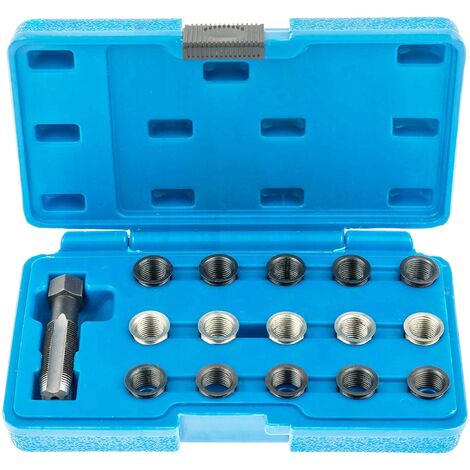 Juego de reparacion de rosca de bujia M14 x 1,25 varias longitudes