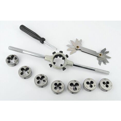 JUEGO DE MACHOS Y TERRAJAS METRICAS 32 PIEZAS MANNESMANN M53250