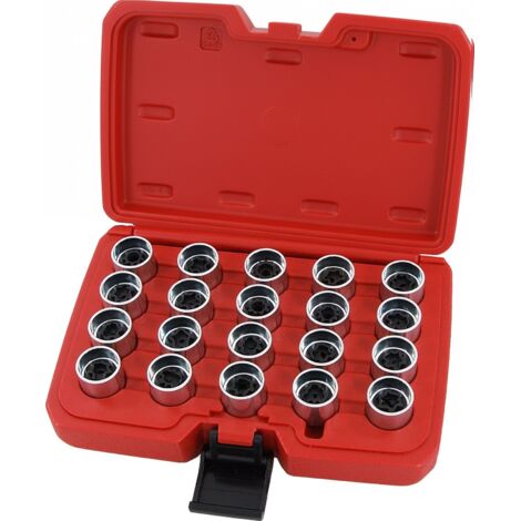 Juego de vasos para tornillos anti robo para Volkswagen, audi, skoda y Seat, 20 piezas (1/2)
