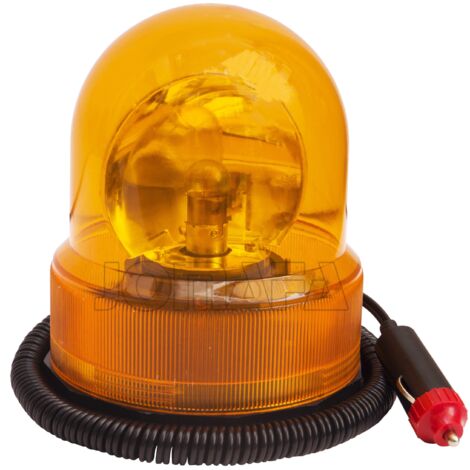 Faro Rotativo Girofaro 12v , 24 W Toma Mechero
