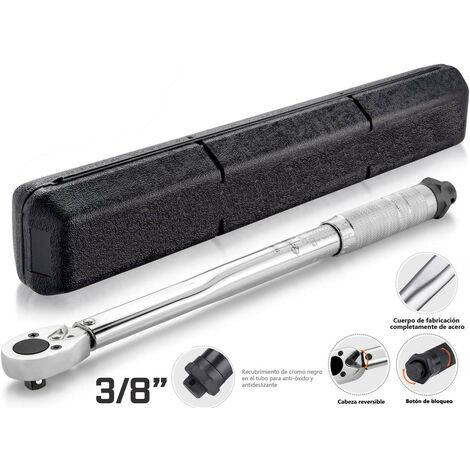 LLAVE DINAMOMETRICA 3/8" 19-110 NM con certificado de calibracion