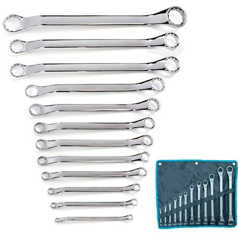 JUEGO DE LLAVES ACODADAS 12 piezas, 6 a 32MM Acero Cromo Vanadio