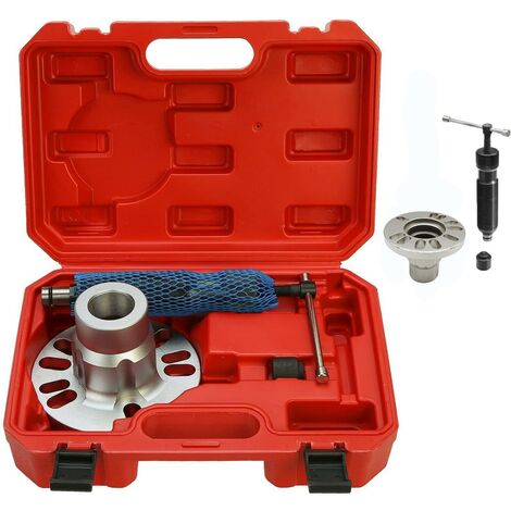 JUEGO PUNTAS ALTERNADOR Kit profesional extractor para bujes, tambor y rodamientos hidráulico 10T universal (96-125mm) (1/5)