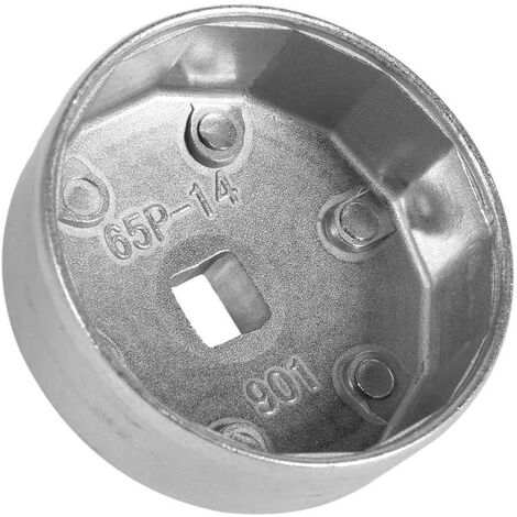 JOMAFA Llave para filtro de aceite 65 x 14 mm especial compatible con Toyota, Nissan, Fiat Daihatsu (aluminio)