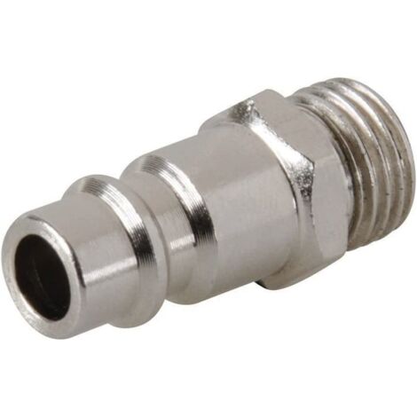 Conector Rapido para aire comprimido Con Rosca Acoplador Europeo Macho, 1/4 (1/2)