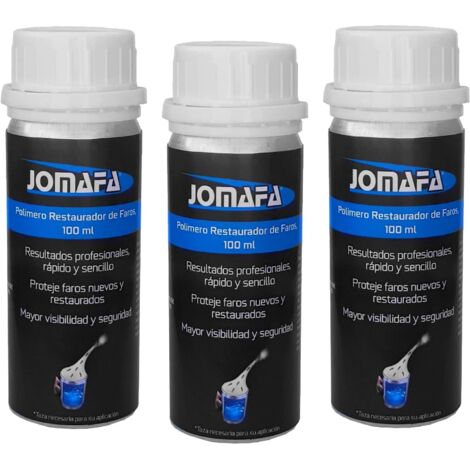 PACK 3 POLIMERO LIQUIDO PARA RESTAURAR FAROS, BOTELLA DE 100ML (300ML)