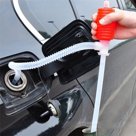 Juego de 2 bomba de sifón de transferencia de líquidos y combustible 540mm para sacar gasolina, agua, aceite, alcohol, queroseno…