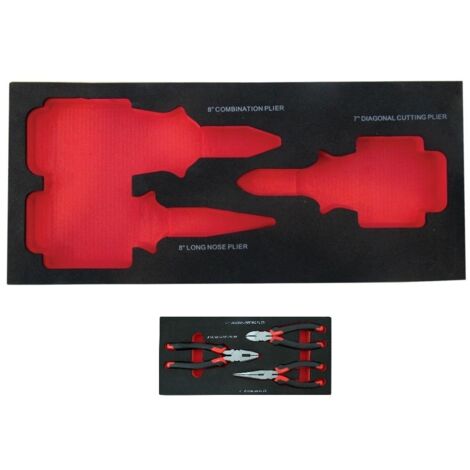 MODULO EVA VACIO PARA 3 ALICATES PARA CARRO DE HERRAMIENTAS (1/2)