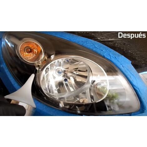 JOMAFA - Kit de reparación de faros delanteros  incluye POLIMERO 600ML  herramienta de pulido para reparación arañazos faros coche  herramientas arreglar faros  amarillear  rayones  grietas