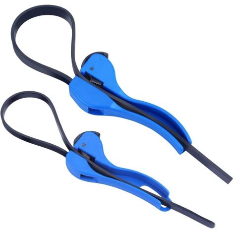 JOMAFA Juego de 2 llaves para quitar filtros con correa de goma ajustables, universal (1/5)