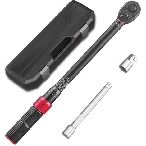 LLAVE DINAMOMETRICA 1/2"  TORQUE: 20 - 230 Nm con certificado de calibración, ALUMINIO