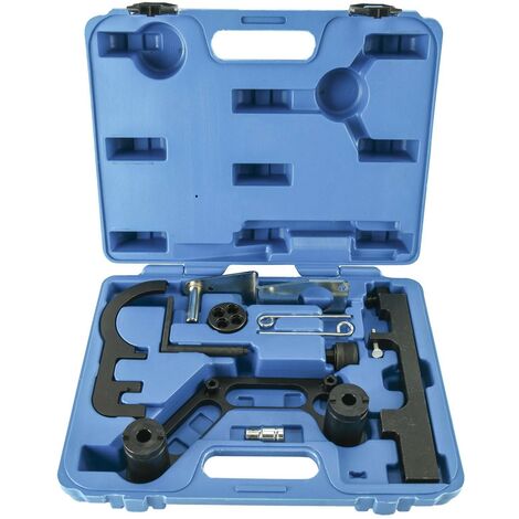 Amerbm Herramienta de ajuste del motor, motor diesel, árbol de levas, herramientas de ajuste de horarios, juego de herramientas de cadena de distribución, apto para BMW N47 N57 120d 325d 530d X5