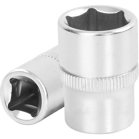 Llave de vaso 1/2" corto 6 caras, medida 12mm (1/4)