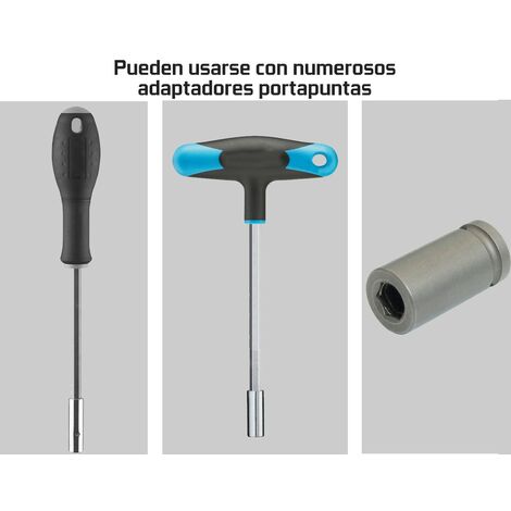 Juego de puntas XZN con adaptador de 1/2. 11 piezas