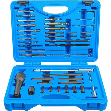 Extractor de calentadores rotos y dañados y reparar roscas de calentadores M8 M10, 41 piezas