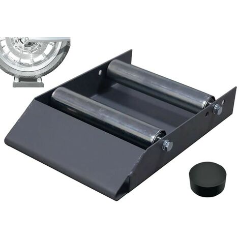 Kit herramientas Soporte de rodillo para limpieza de rueda y cadena de moto, 220 kg y 180mm