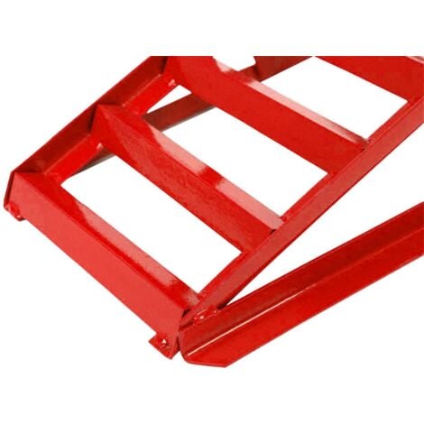 Par de rampas para coche elevadoras capacidad 2 toneladas portatiles