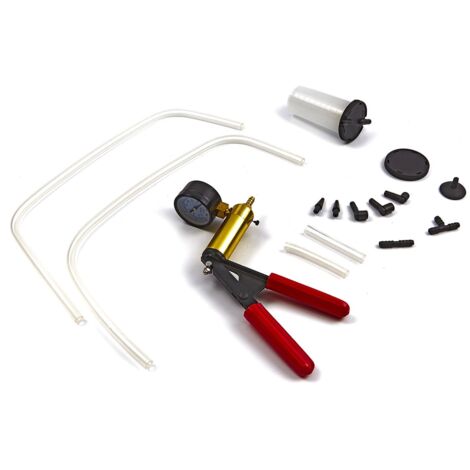 Vacuometro sangrador de frenos y Bomba de vacio manual. Comprobador de Vacio