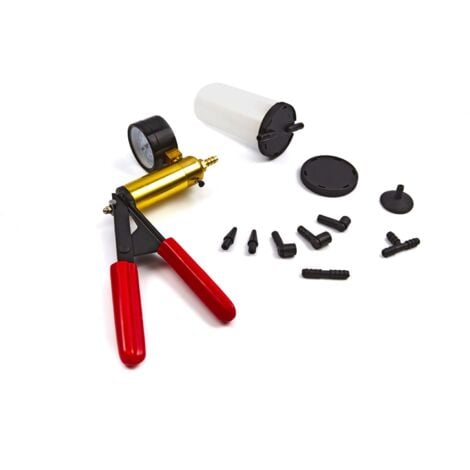 Vacuometro sangrador de frenos y Bomba de vacio manual. Comprobador de Vacio