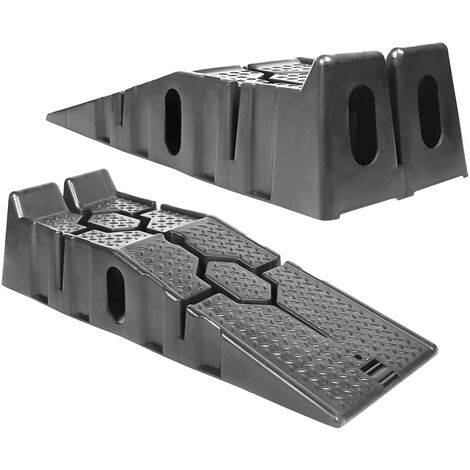 Par de Rampas de plastico para levantar coche, capacidad 2.5 toneladas (2500kg)