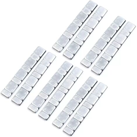 JUEGO 10 TIRAS CONTRAPESAS ADHESIVAS PARA EQUILIBRADO DE RUEDAS TIRA 60 GRAMOS (1/5)
