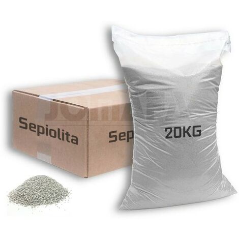 Bolsa de SEPIOLITA absorbente para todo tipo de liquidos (aceite, gasoil, gasolina, etc), 20kg
