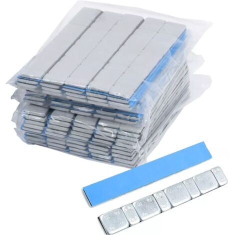 JUEGO 25 TIRAS CONTRAPESAS ADHESIVAS PARA EQUILIBRADO DE RUEDAS TIRA 60 GRAMOS (1/5)