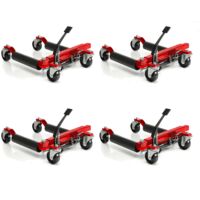 Juego de 2 Pares (4 Piezas) de portacoches hidraulicos para Mover Coches en parado, 2720Kg